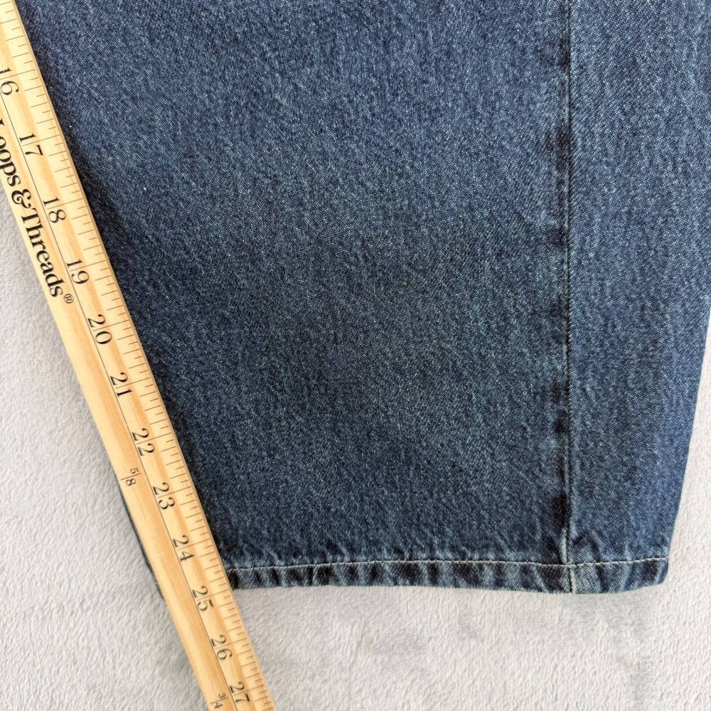 Rag & Bone Pants Jeans Womens 30 Chase High-Rise Barrel Grafton Blue Cropped Leg - Picture 14 of 16